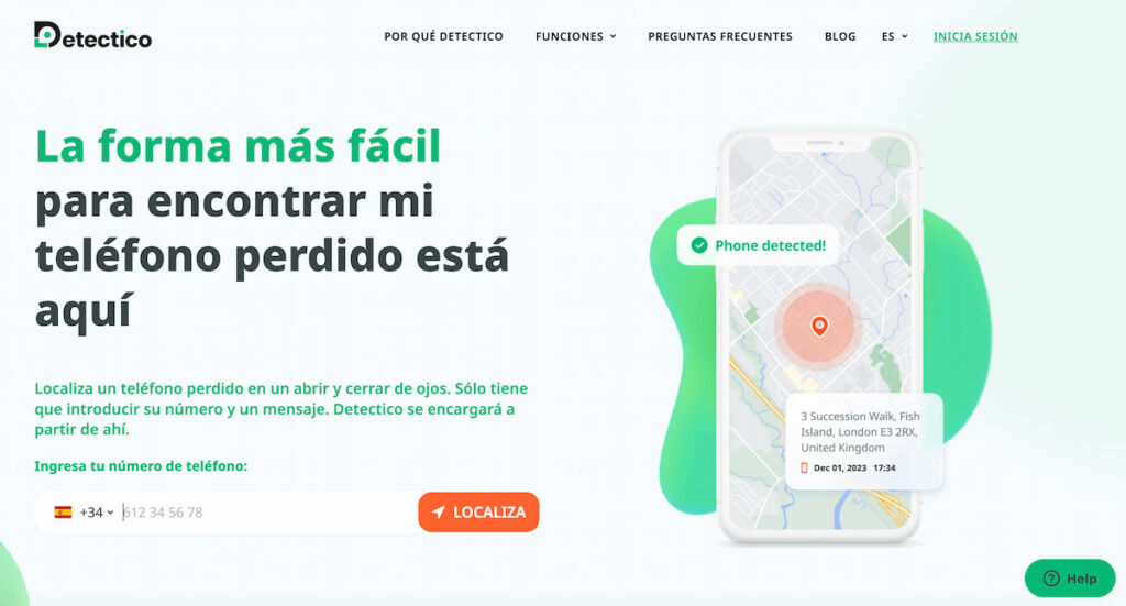 detectico teléfono perdido está aquí